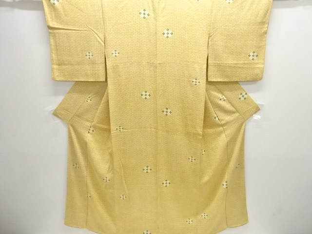 JAPANESE KIMONO / KOMON / RHOMBUS & FLOWER